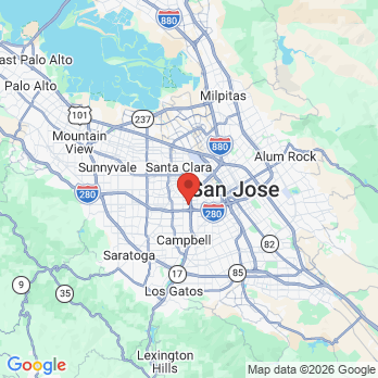 Map to Perio4u office in San Jose, CA
