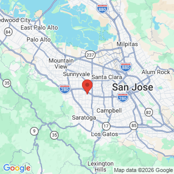 Map to Phyllis Ishida office in Cupertino, CA