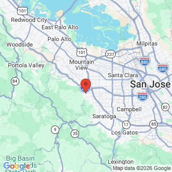Map to Wendy Lu, DDS office in Cupertino, CA