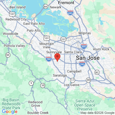 Map to  office in Cupertino, CA
