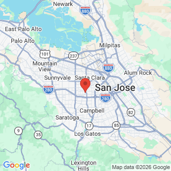 Map to Accu Dental office in Santa Clara, CA