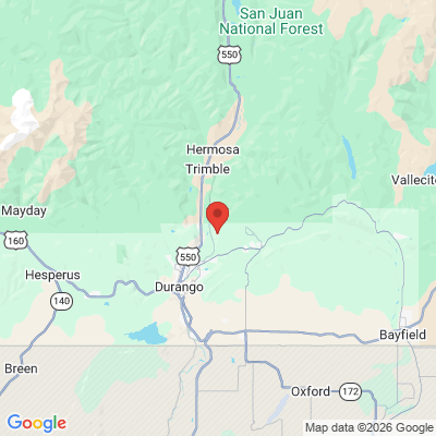 Map to  office in Durango, CO