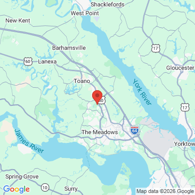 Map to  office in Williamsburg, VA
