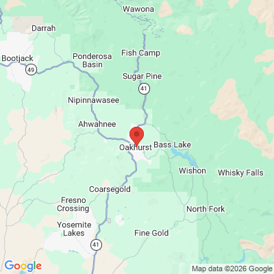 Map to  office in Oakhurst, CA