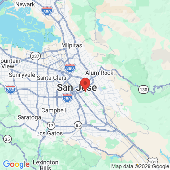 Map to Accu Dental office in San Jose, CA