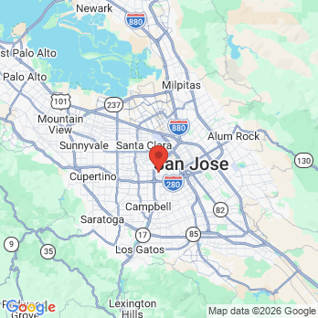 Map to Amal I Ramlaoui, DDS office in San Jose, CA