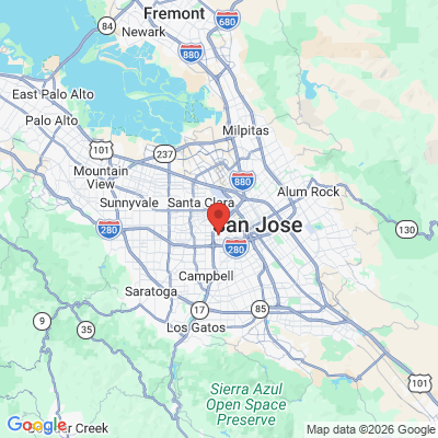 Map to Amal I Ramlaoui, DDS office in San Jose, CA