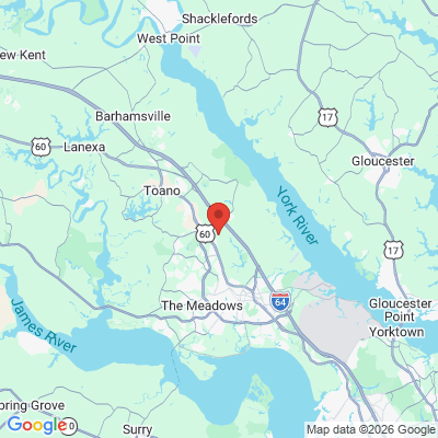 Map to  office in Williamsburg, VA