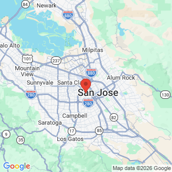 Map to ClearChoice office in San Jose, CA