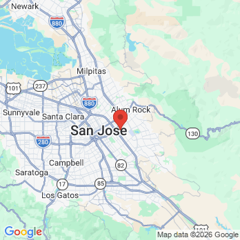 Map to One Stop Dental office in San Jose, CA
