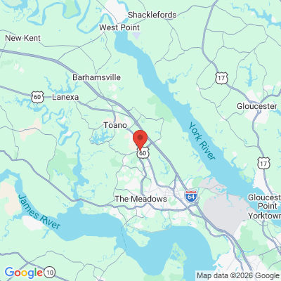 Map to  office in Williamsburg, VA