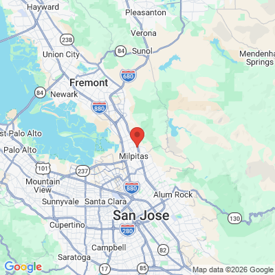 Map to  office in Milpitas, CA