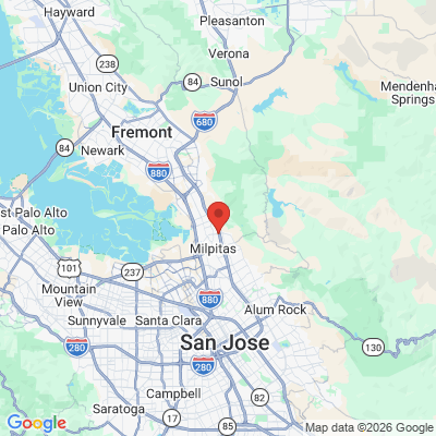 Map to  office in Milpitas, CA