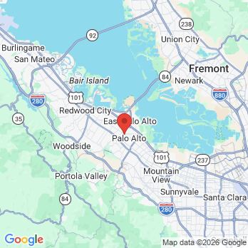 Map to Primary Office office in Palo Alto, CA