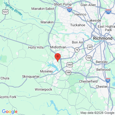 Map to  office in Midlothian, VA