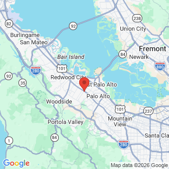 Map to Menlo park Smiles  office in Menlo Park, CA