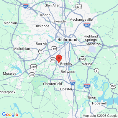 Map to  office in N Chesterfld, VA