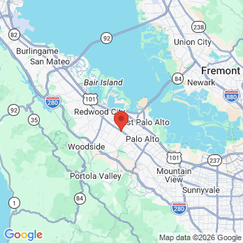 Map to Alok Arora DMD PC office in Menlo Park, CA
