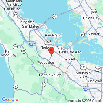 Map to Tim Choy DMD office in Redwood City, CA