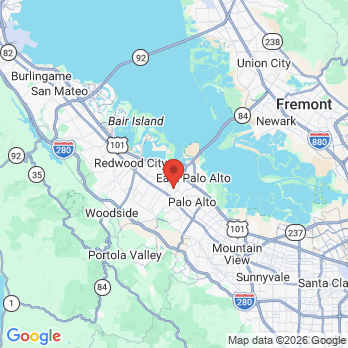 Map to Michelle DeMarta DMD Inc office in Menlo Park, CA