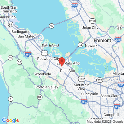 Map to Michelle DeMarta DMD Inc office in Menlo Park, CA