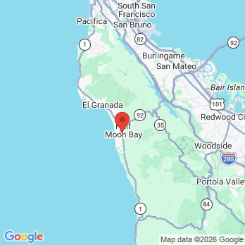 Map to Rand Ollerton, DDS office in Half Moon Bay, CA