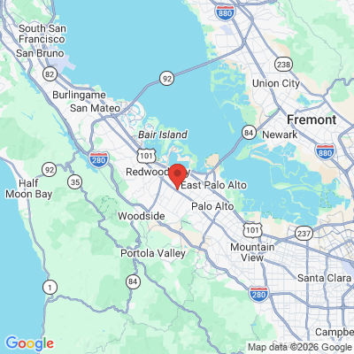 Map to  office in Atherton, CA