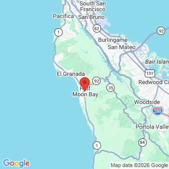 Map to Dr. Robert Moody  office in Half Moon Bay, CA