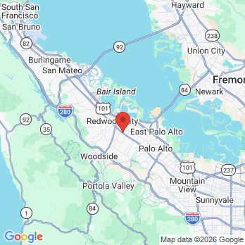 Map to Casey M. Herrera DDS  office in Atherton, CA