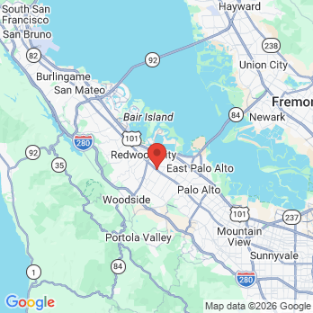 Map to Nazila Doroodian, DMD office in Atherton, CA