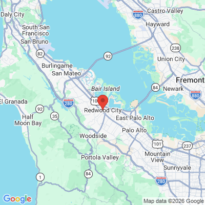 Map to  office in Redwood City, CA