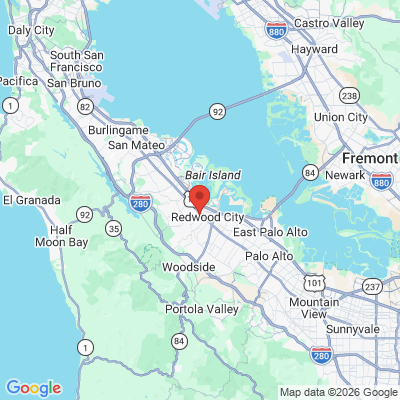 Map to  office in Redwood City, CA