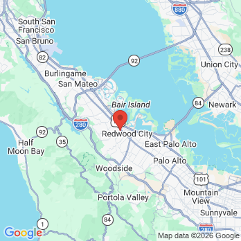 Map to Peipei Chang, D.D.S.,APC office in Redwood City, CA