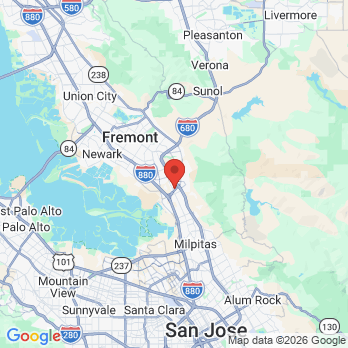 Map to Warm Springs Dental Care office in Fremont, CA