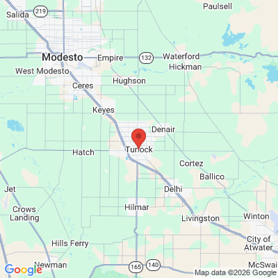 Map to  office in Turlock, CA