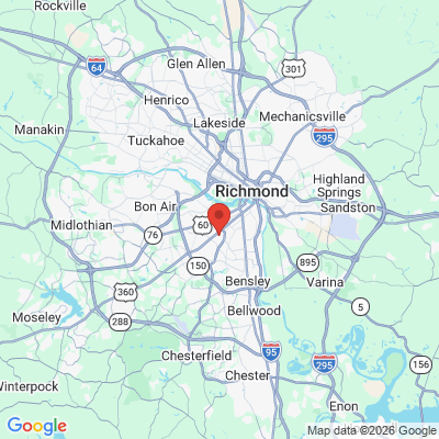 Map to  office in N Chesterfld, VA