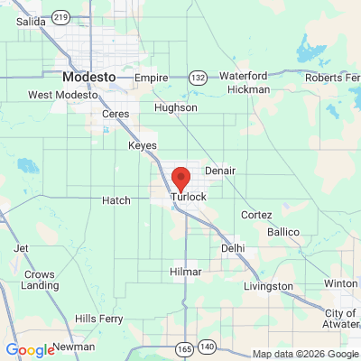 Map to  office in Turlock, CA