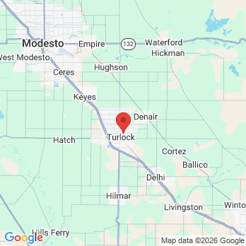 Map to Healthy smile Dental office in Turlock, CA