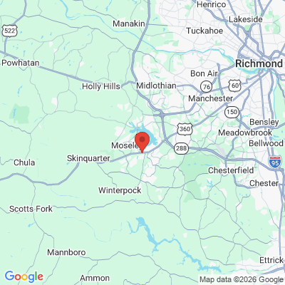 Map to  office in Chesterfield, VA