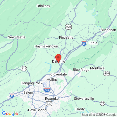 Map to  office in Daleville, VA