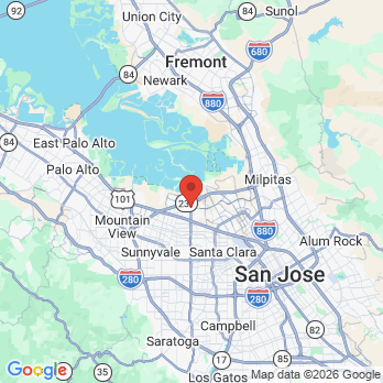 Map to Pannu Dental Group - Sunnyvale office in Sunnyvale, CA