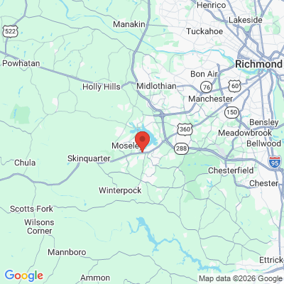 Map to  office in Chesterfield, VA