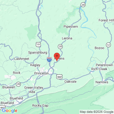 Map to  office in Princeton, WV