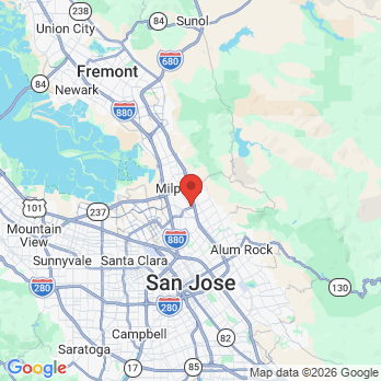 Map to N.Balachandra DDS INC office in Milpitas, CA