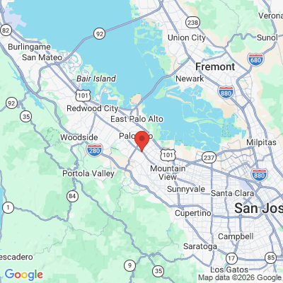 Map to  office in Palo Alto, CA
