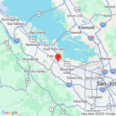 Map to Primary Office office in Palo Alto, CA