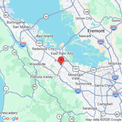 Map to  office in Palo Alto, CA