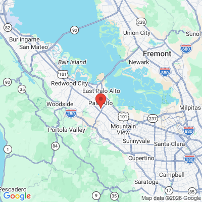 Map to  office in Palo Alto, CA