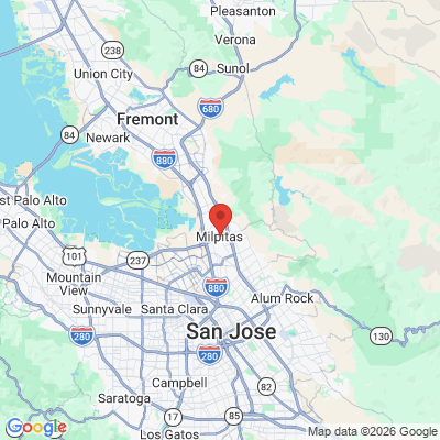 Map to  office in Milpitas, CA