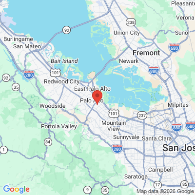 Map to  office in Palo Alto, CA